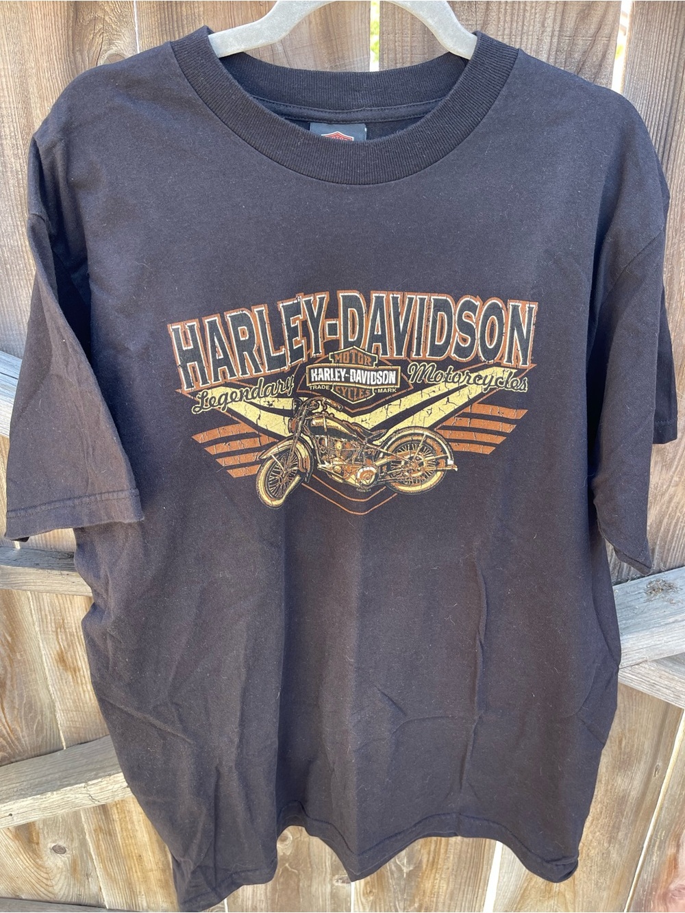 Harley Davidson Roma Gladiator Italy Graphic T Shirt Motorcycle Tee Vintage XL